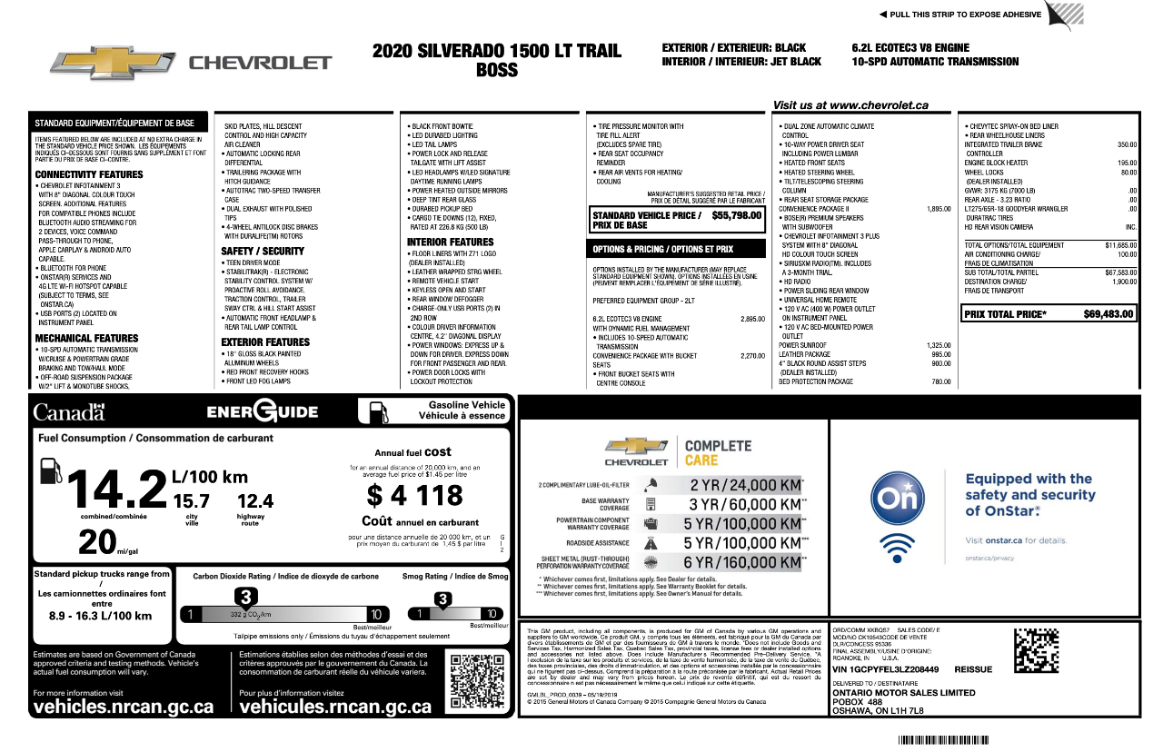 Chevrolet Silverado 1500  2020 Chevrolet Silverado 1500  2020