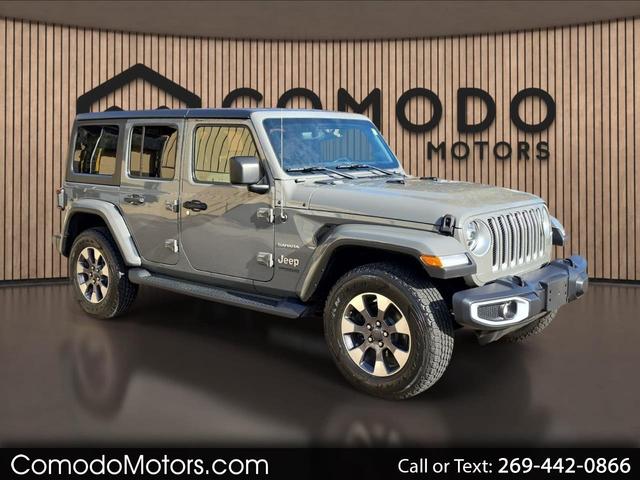 Gray 2021 Jeep Wrangler SUV / Crossover Four-Wheel Drive Manual
