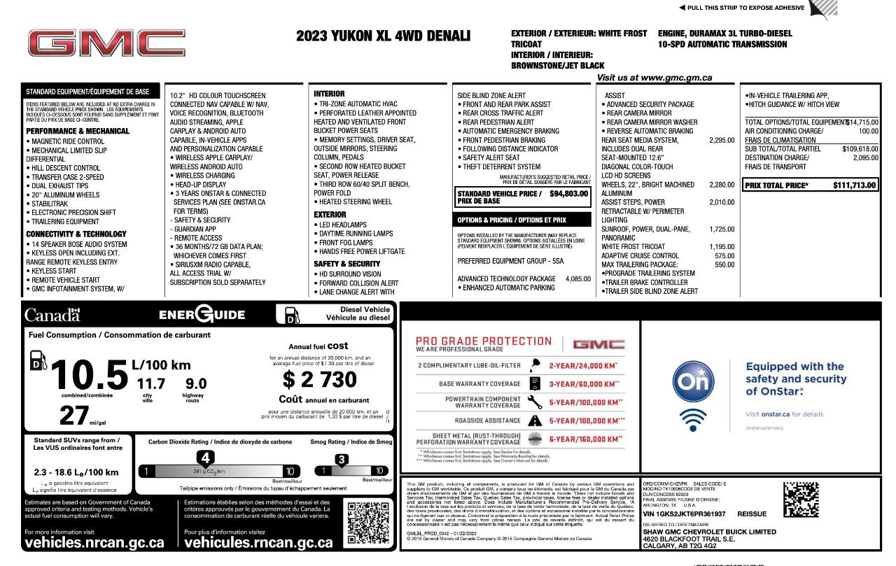 GMC Yukon XL Denali 4WD 2023