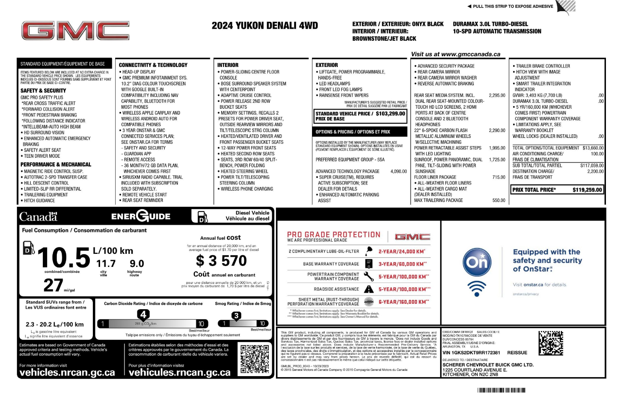 GMC Yukon Denali 4WD 2024