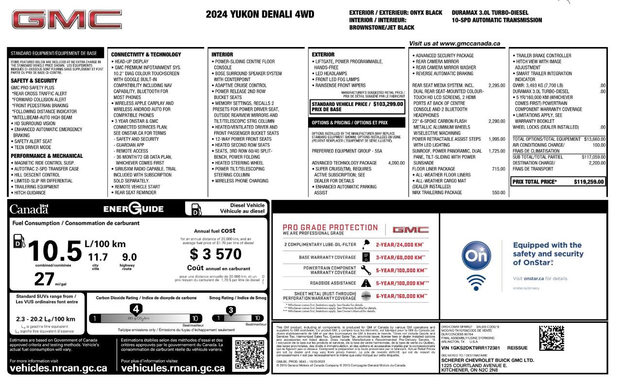 GMC Yukon Denali 4WD 2024