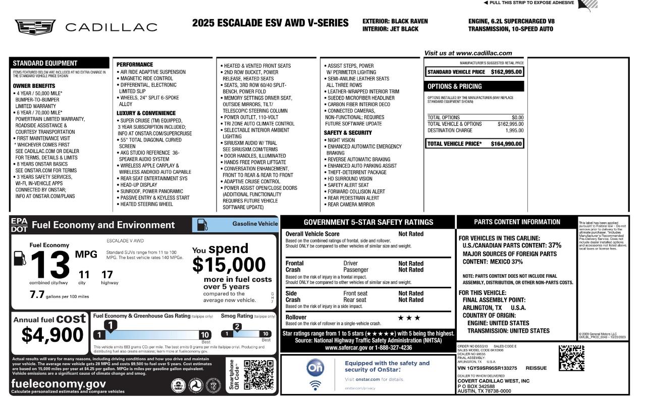 Cadillac Escalade  2025