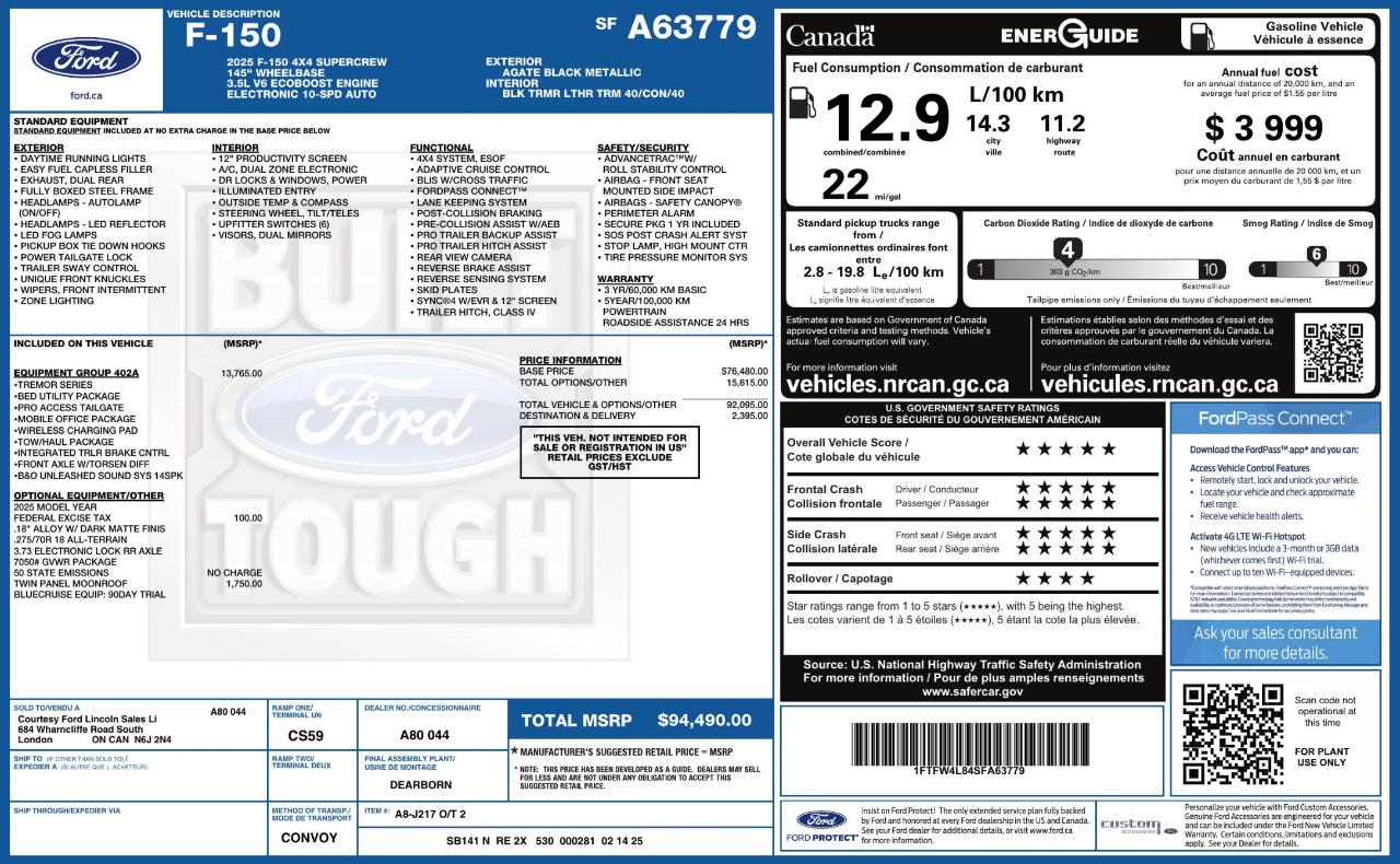 Ford F150  2025