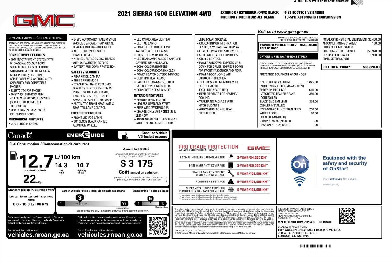 GMC Sierra 1500 Elevation Double Cab 4WD 2021