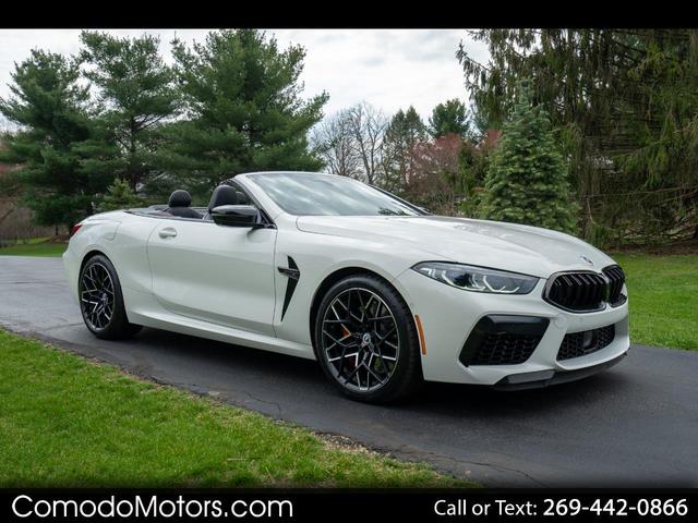 White 2023 BMW M8 Competition Convertible AWD Convertible All-Wheel Drive Automatic