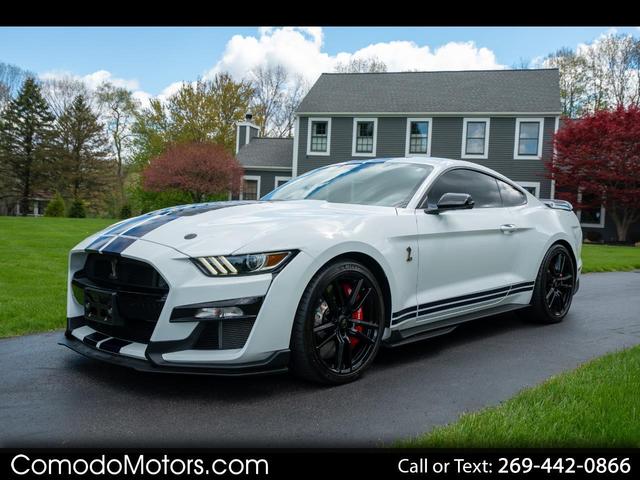 White 2022 Ford Mustang Shelby GT500 Fastback RWD Coupe Rear-Wheel Drive Automatic