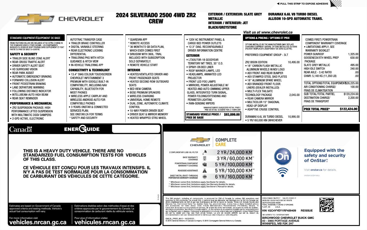 Chevrolet Silverado 2500  2024