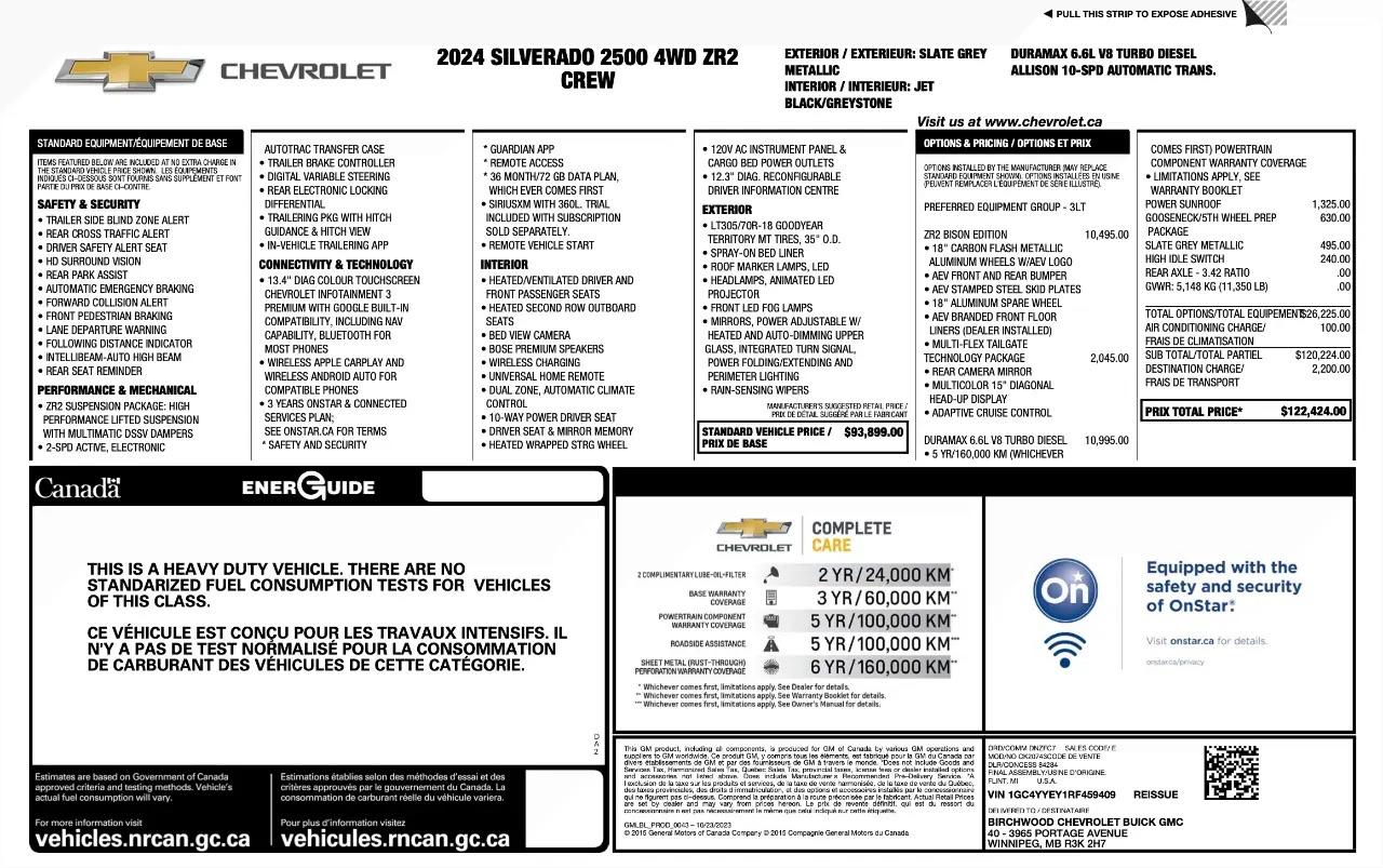 Chevrolet Silverado 2500  2024