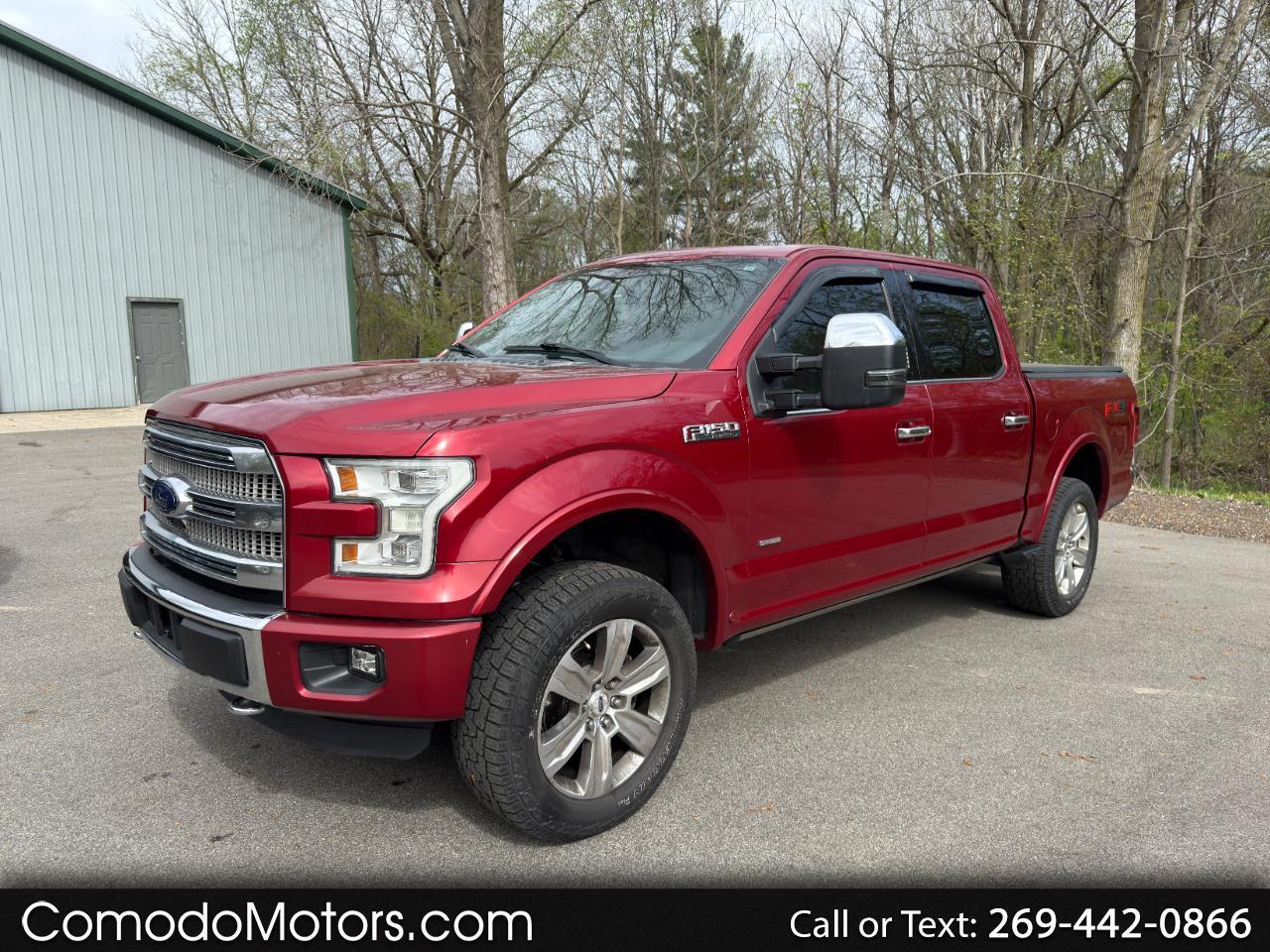 2015 Ford F150 Platinum FX4 SuperCrew 4WD