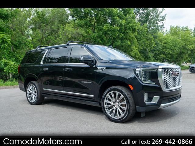 Black 2021 GMC Yukon XL SUV / Crossover Four-Wheel Drive Automatic