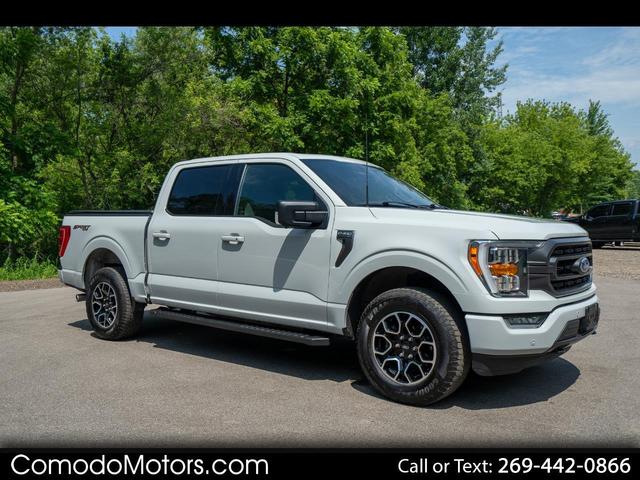 Gray 2023 Ford F-150 Pickup Truck Four-Wheel Drive Automatic
