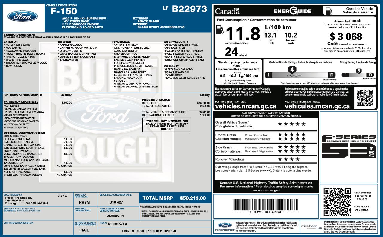 Ford F150  2020