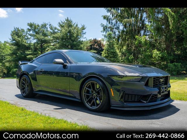 Blue 2024 Ford Mustang Dark Horse Fastback RWD Coupe Rear-Wheel Drive Manual