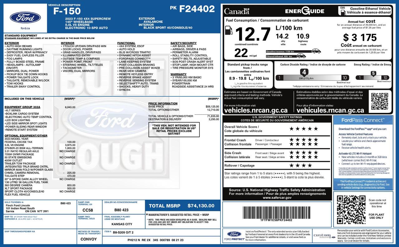 Ford F150  2023