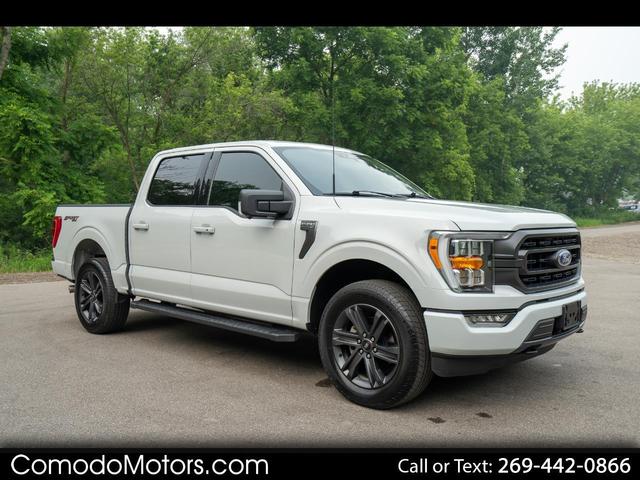 Gray 2023 Ford F-150 Pickup Truck Four-Wheel Drive Automatic