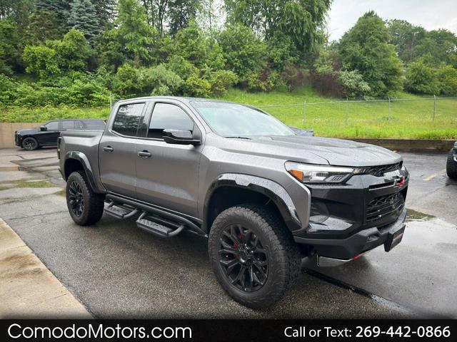 Gray 2024 Chevrolet Colorado ZR2 Crew Cab 4WD Pickup Truck Four-Wheel Drive Automatic