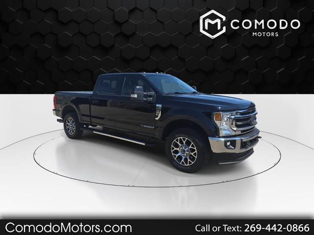 Black 2020 Ford F-350 Super Duty Pickup Truck Four-Wheel Drive Automatic