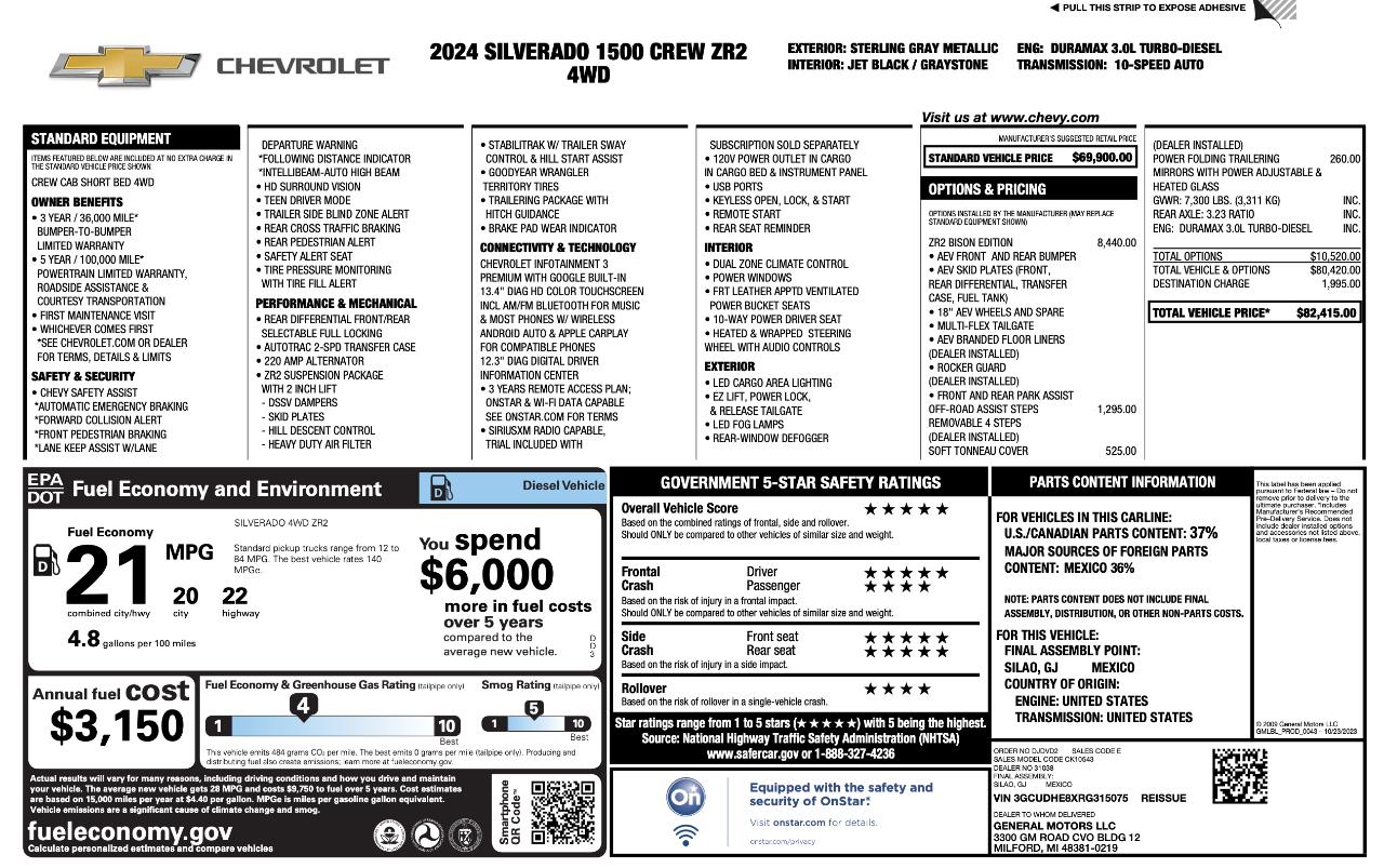 Chevrolet Silverado 1500  2024