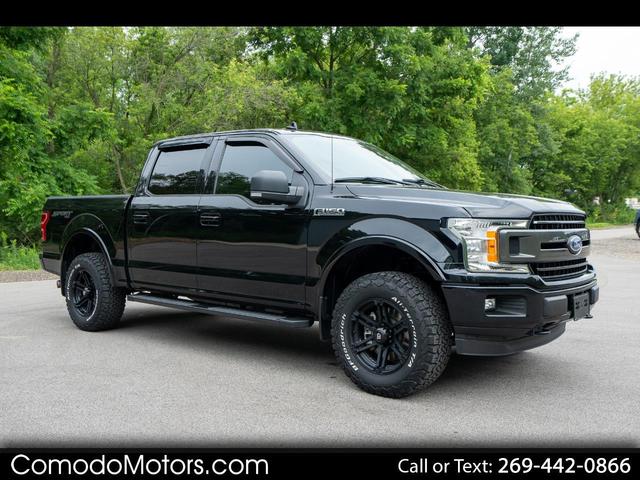 Black 2018 Ford F-150 Pickup Truck Four-Wheel Drive Automatic