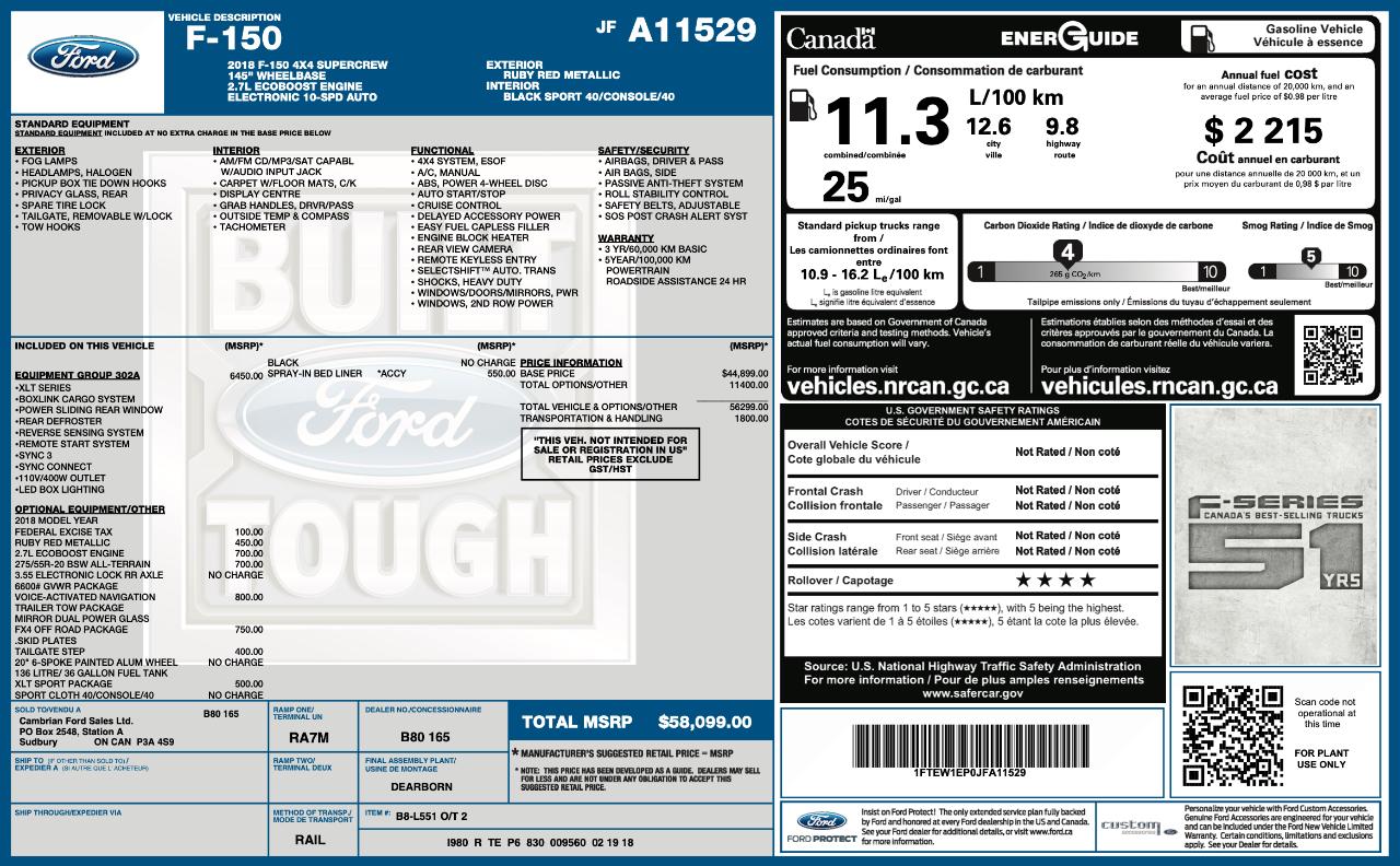 Ford F150  2018