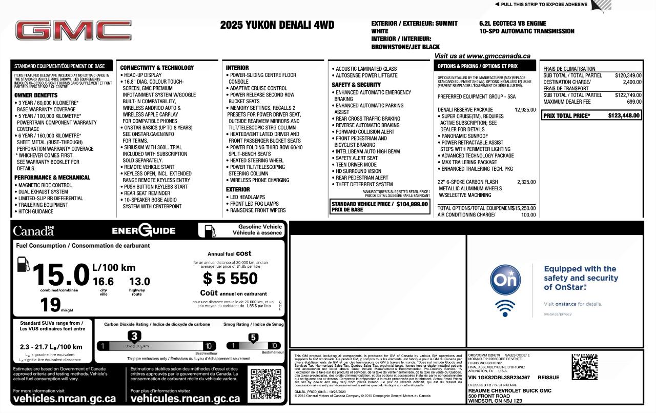 GMC Yukon Denali 4WD 2025