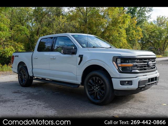 Gray 2024 Ford F-150 Pickup Truck Four-Wheel Drive Automatic