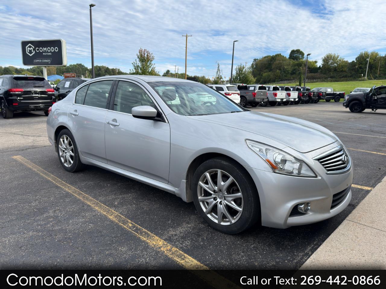 2011 Infiniti G Sedan G37x AWD
