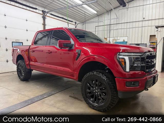 Red 2025 Ford F-150 Pickup Truck Four-Wheel Drive Automatic
