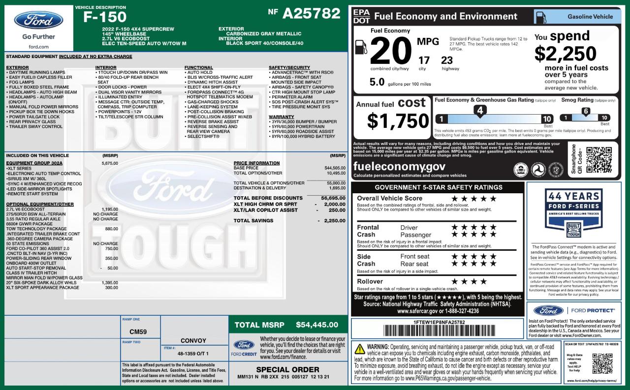 Ford F150  2022