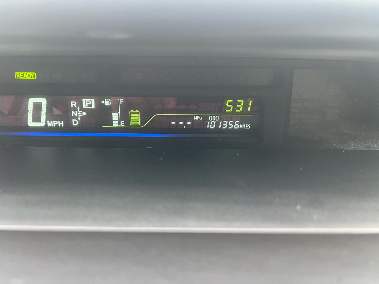 Toyota Prius V Two 2012