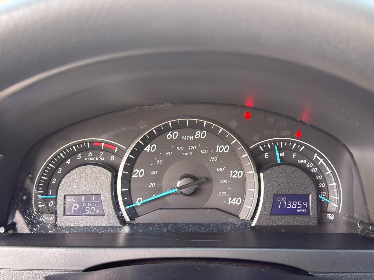 Toyota Camry LE 4D Sedan 2012