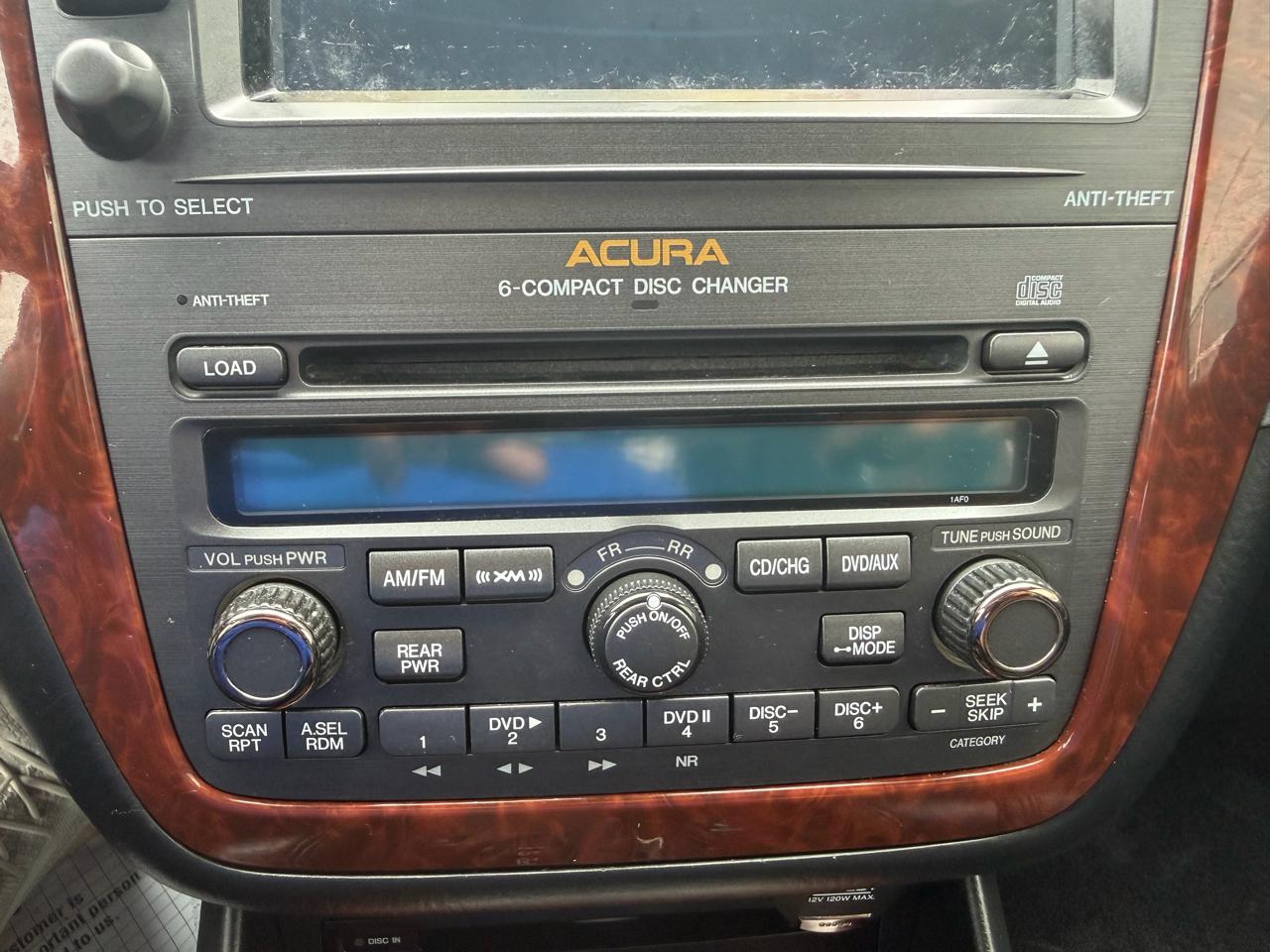 Acura MDX Touring with Navigation System and Rear DVD System 2005