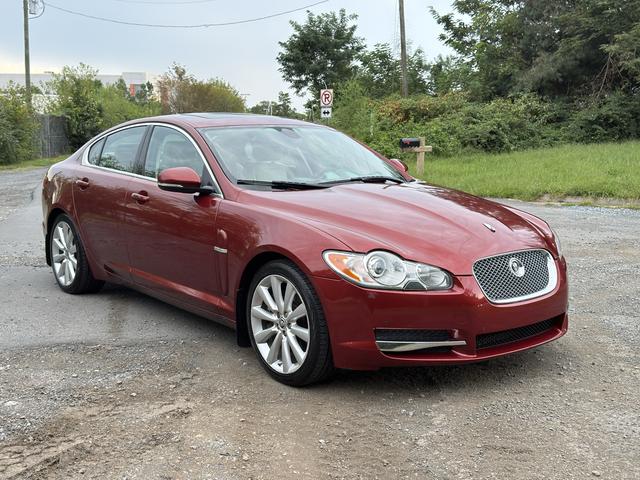 Red 2011 Jaguar XF Sedan Rear-Wheel Drive Automatic