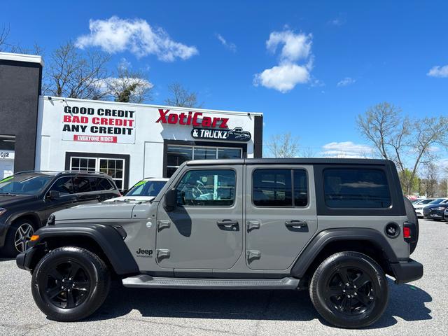 Gray 2019 Jeep Wrangler Unlimited Sport Altitude 4WD SUV / Crossover Four-Wheel Drive Automatic