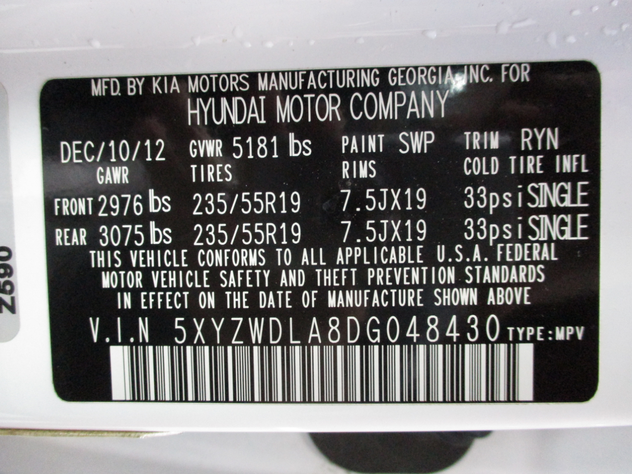 Hyundai Santa Fe Sport 2.0 AWD 2013