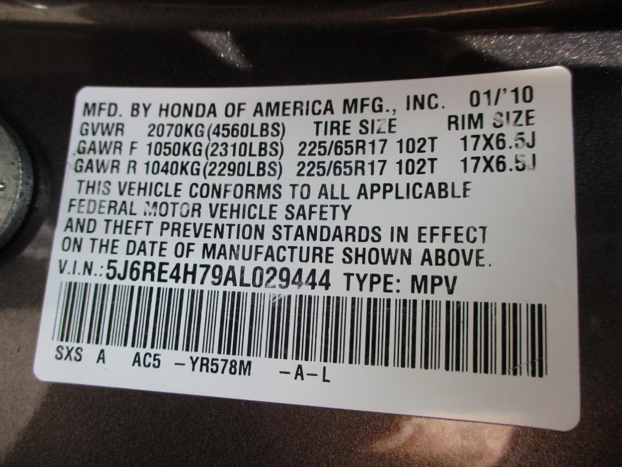 Honda CR-V EX-L 4WD 2010