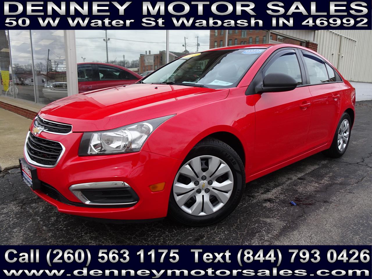 Used 2015 Chevrolet Cruze 4dr Sdn Auto LS for Sale in Wabash IN 46992