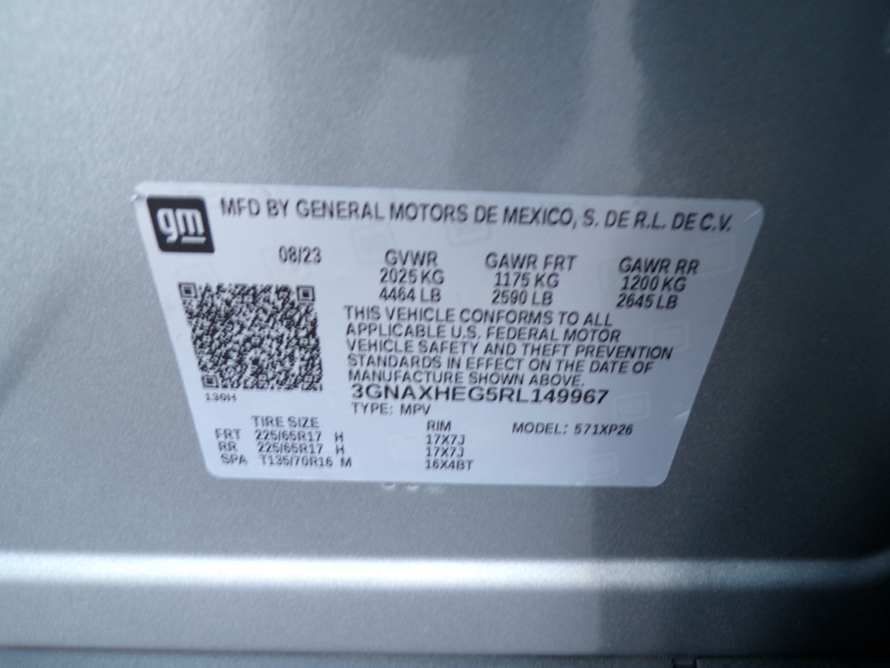 Chevrolet Equinox FWD 4dr LS w/1LS 2024 Chevrolet Equinox FWD 4dr LS w/1LS 2024