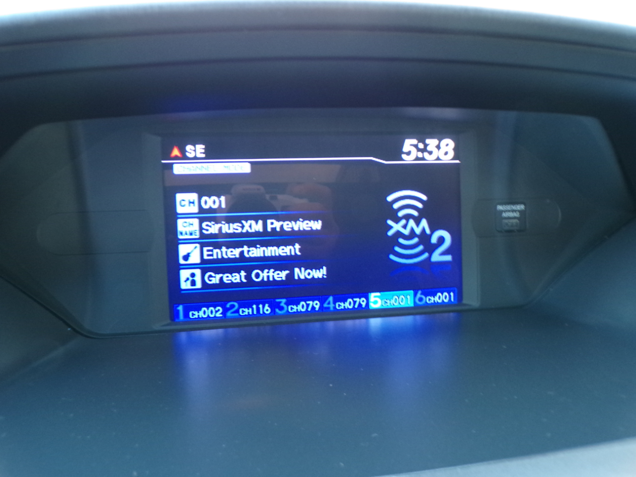 Honda Odyssey 5dr EX-L 2012 Honda Odyssey 5dr EX-L 2012