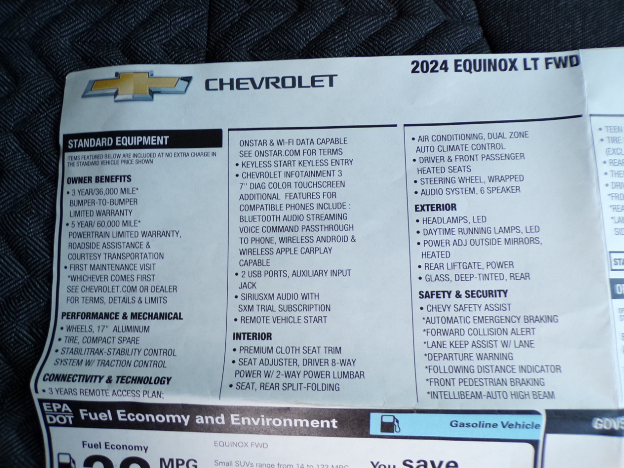 Chevrolet Equinox FWD 4dr LT w/1LT 2024