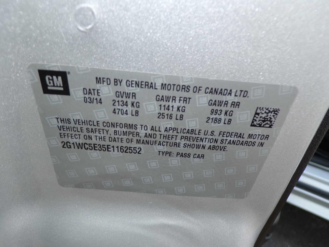 Chevrolet Impala Limited  2014