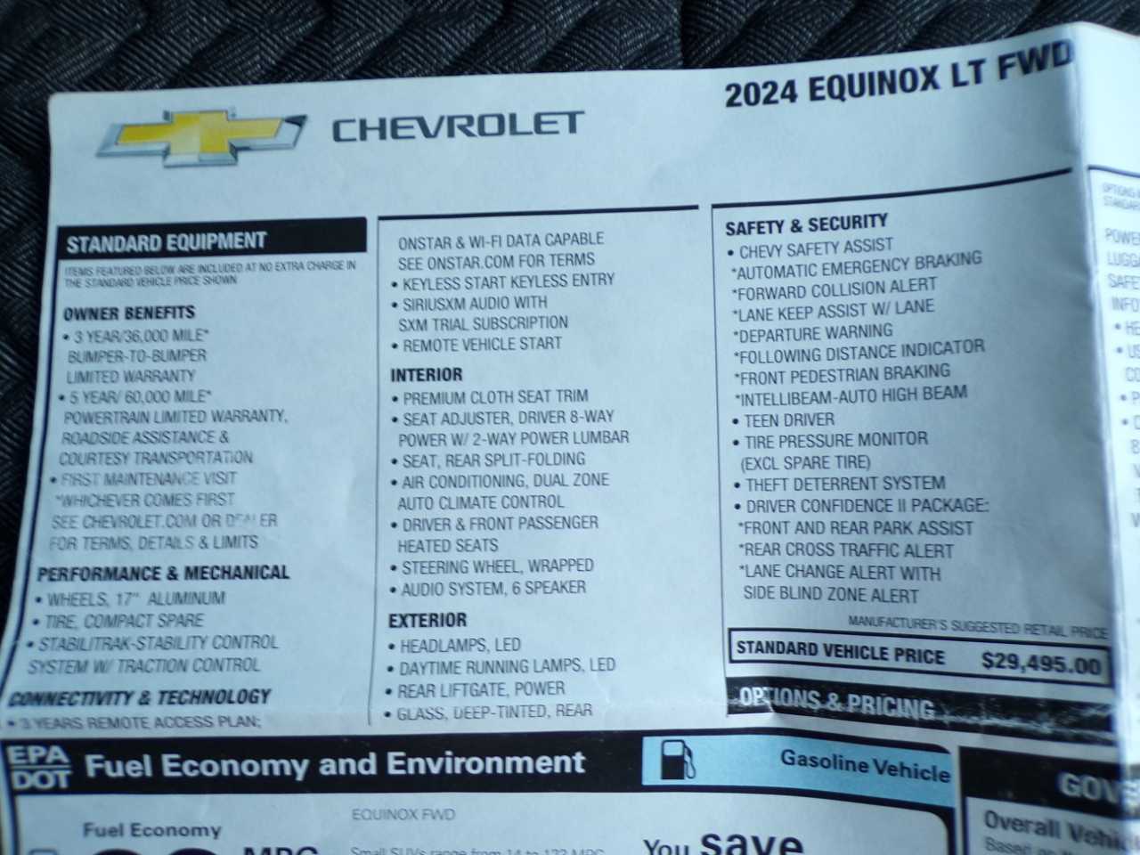 Chevrolet Equinox FWD 4dr LT w/1LT 2024