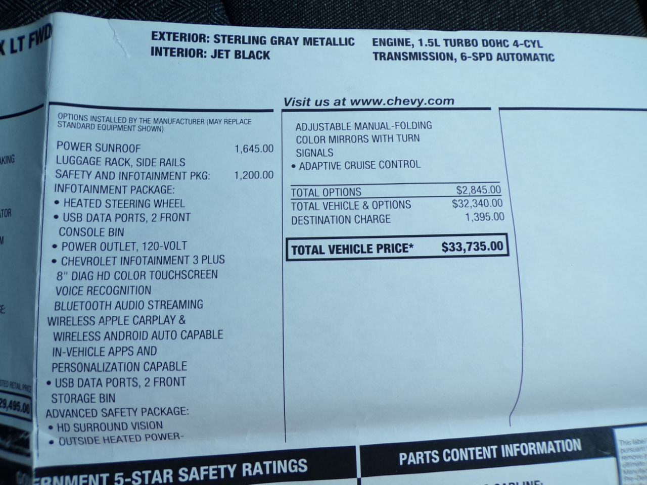 Chevrolet Equinox FWD 4dr LT w/1LT 2024