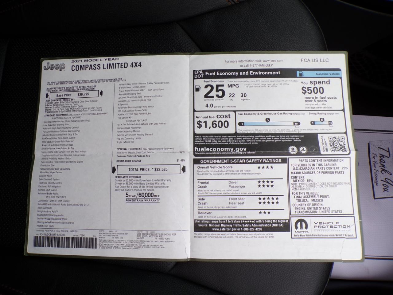 Jeep Compass Limited 4x4 2021