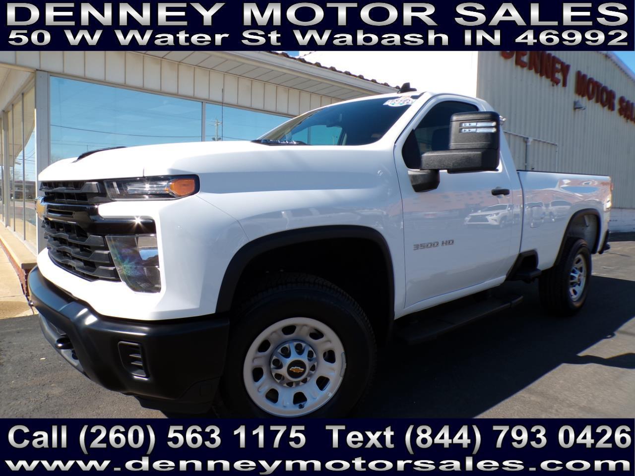 Chevrolet Silverado 3500HD 4WD Reg Cab 142" Work Truck 2025