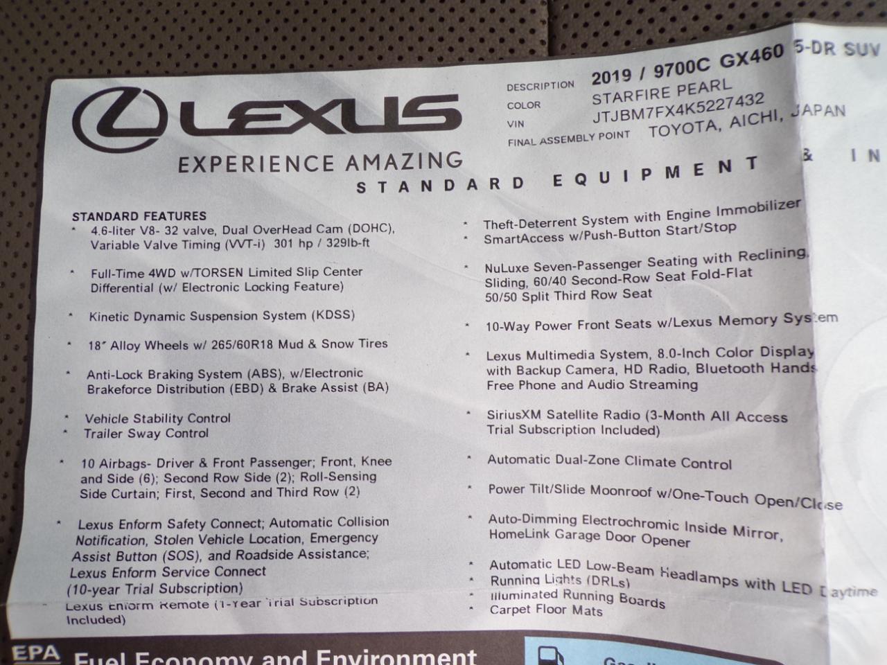 Lexus GX GX 460 4WD 2019