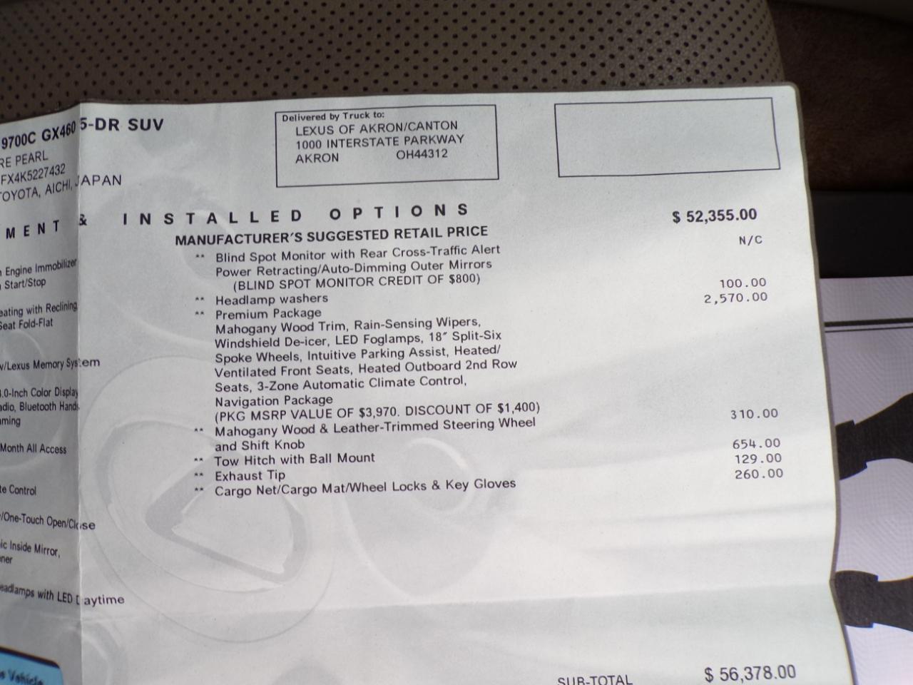 Lexus GX GX 460 4WD 2019