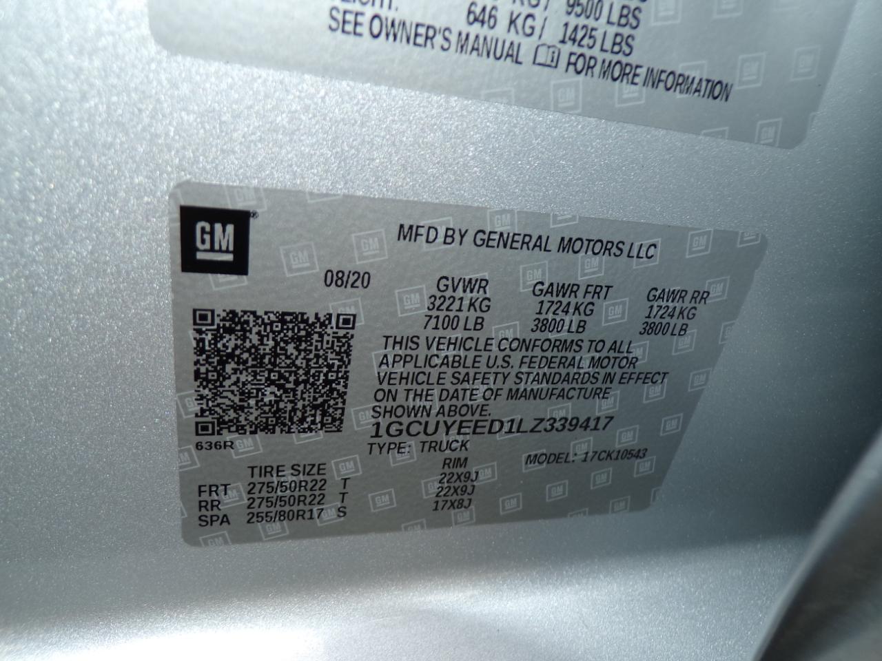 Chevrolet Silverado 1500 4WD Crew Cab 147" RST 2020