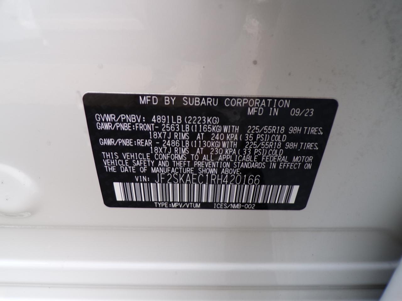 Subaru Forester Sport AWD 2024