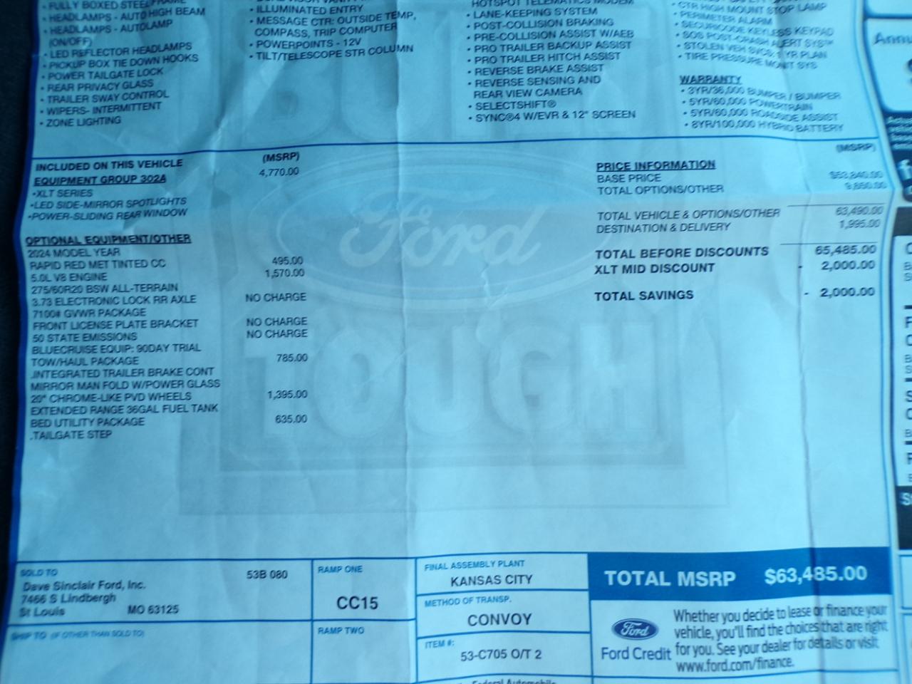 Ford F-150 XLT 4WD SuperCrew 5.5' Box 2024